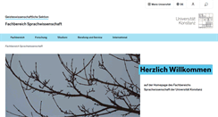 Desktop Screenshot of ling.uni-konstanz.de