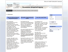 Tablet Screenshot of buergerbefragung.uni-konstanz.de