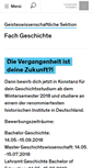 Mobile Screenshot of geschichte.uni-konstanz.de