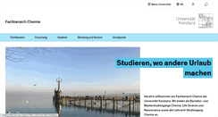 Desktop Screenshot of chemie.uni-konstanz.de